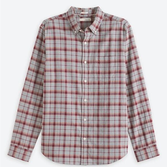 Hawker Rye Elemental Long Sleeve Oxford Shirt Burgundy M STITCH FIX‎ NWT - Picture 5 of 8